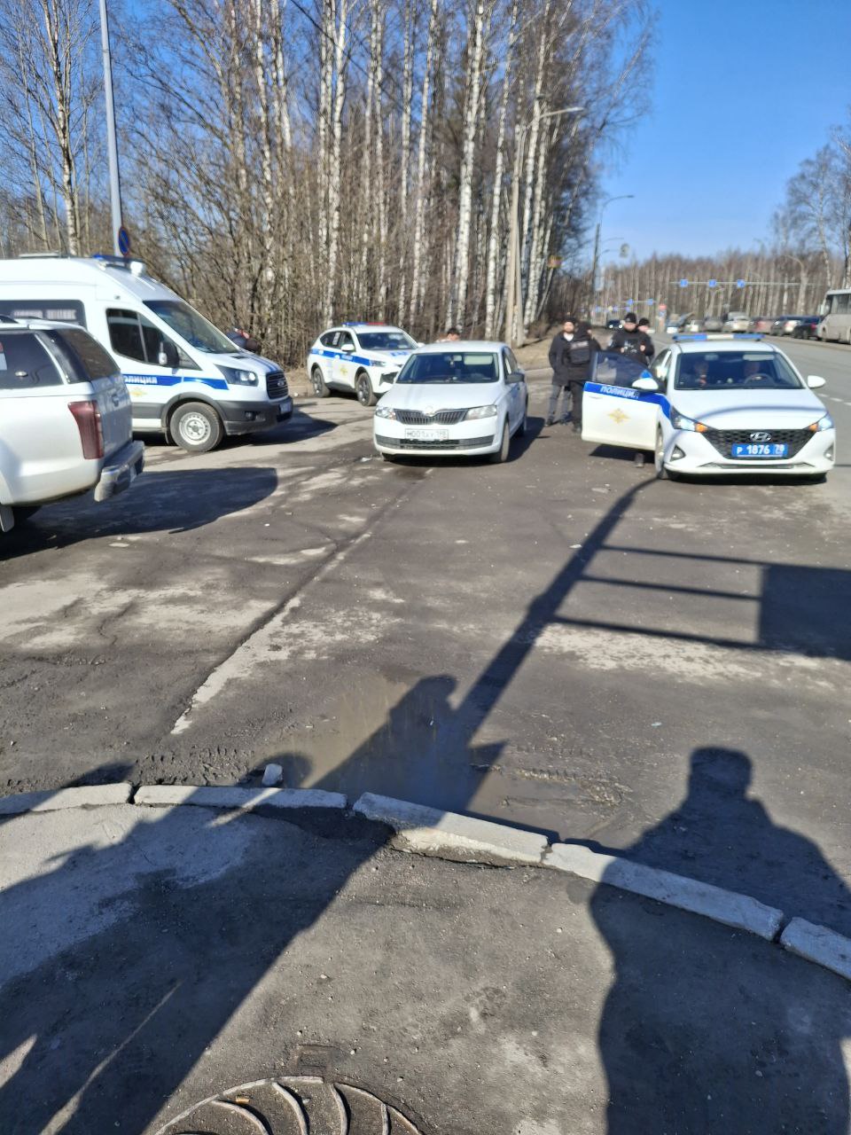 Совместно с силовыми ведомствами: в Санкт-Петербурге задержаны два транспортных средства с перегрузом